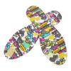 1 Pair Children Shoe Insole, Breathable Latex Shoe Sole Inserts for Kids,Shoe Pad Size Easy to Cut (Cartoon car) view 1