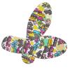 1 Pair Children Shoe Insole, Breathable Latex Shoe Sole Inserts for Kids,Shoe Pad Size Easy to Cut (Cartoon car) view 3