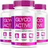 (3 Pack) Glyco Active, Glyco Active Capsules, Glyco Active Advanced Formula, Glyco Active All Natural Formula Pills, Glyco Active Capsulas Reviews, 90 Capsules for 3 Months view 1