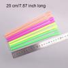 100 Pcs Spoon Straws Disposable Snow Cone Straws Flexible Plastic Straws Milkshake Drinking Straws Slushie Straws With Spoon view 2