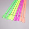 100 Pcs Spoon Straws Disposable Snow Cone Straws Flexible Plastic Straws Milkshake Drinking Straws Slushie Straws With Spoon view 4