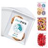 CaliPack 4" X 4" (200 Pack) Cellophane Bags w/Adhesive Self Adhesive, Resealable, Clear Gift Wrap Cellophane Bags Cookies, Treats, Sweets, Candy, Bakery, Art Prints, Photos, Envelopes view 1