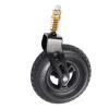 8 Inch Front Wheel with Front Fork Drive, Universal Wheelchair Front Castor Wheel and Drive Front Fork Assembly, Front Fork Caster Assembly Replacement Wheel for Wheelchairs