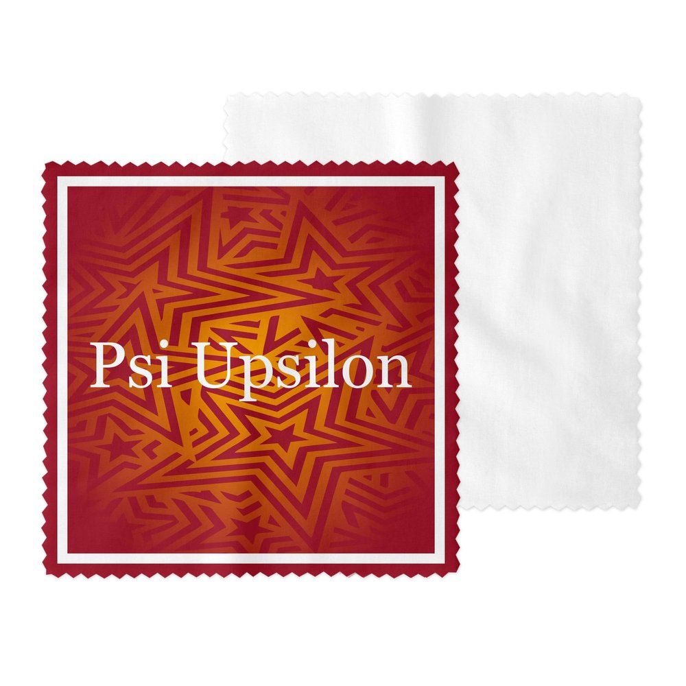 Psi Upsilon Eyeglass Cleaner & Microfiber Cleaning Cloth (Psi Upsilon - 6)