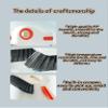 2 in 1 Multifunction Cleaning BrushWindow Track Cleaning ToolsMultifunction Cleaning BrushMagic Window Track Cleanerfor Sliding Door Track, Window Sill, Window Seal(Orange) view 3