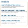 McKesson Lancets for Diabetes Testing [200 Count] Lancing Device for Blood and Glucose Test, 28G x 1.5 mm, Push Button Activation, Sterile, Single Use view 2