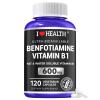 Benfotiamine 600mg Plus 20mg Vitamin B1 | 120 Veggie Capsules | Made in USA | 3rd Party Tested | Fat Soluble Essential Vitamin B1 Thiamine Supplement | Non-GMO | Gluten Free-Vegetarian Friendly view 1