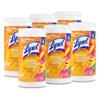 Lysol Day Disinfecting Wipes - Mango Scent - 80 / Canister - 6 / Carton - White view 1