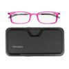 Always With You ThinOptics Reading Glasses - Ultra Thin and Lightweight Readers with Case - MagSafe Compatible - Pink 1.5x