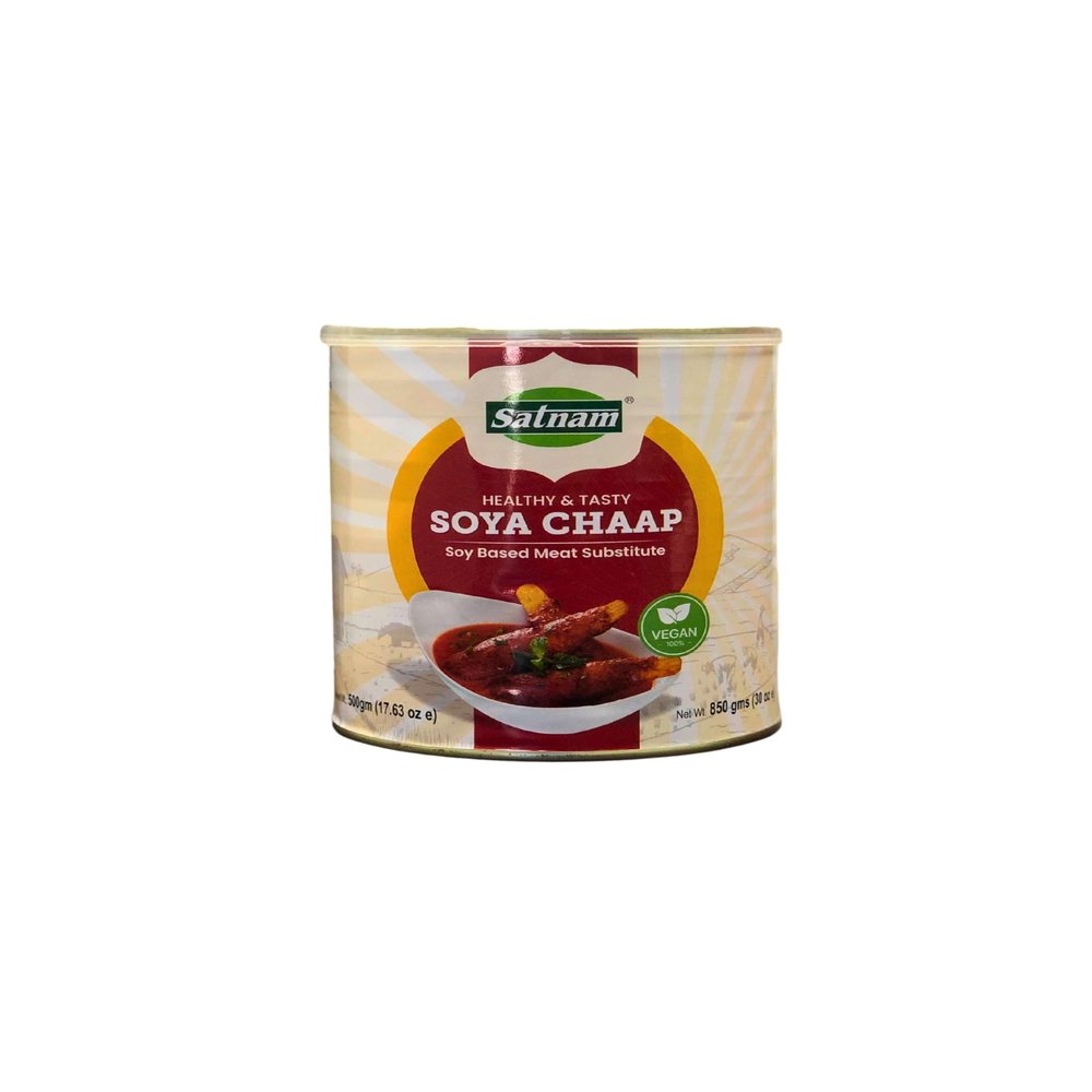 Soya Chaap 850g/ 30 Oz| Plant Based Protein| Soy Based Meat Substitute| 100% Vegan| Made with fresh & premium ingredients| Authentic Indian Product| Easy Open Lid