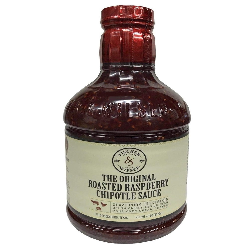 (1 Bottle) Fischerr&Wieser Razzpotle Roasted Raspberry Chipotle Sauce, 40oz