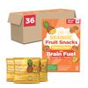 Brainiac Fruit Snacks, Tropical Tango, Brain Boosting Patented BrainPack Ingredients with Omega-3s DHA/EPA and Choline, Functional and Nutritious Snacks, 36ct view 1