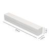 Plastic Wrap Dispenser with Cutter, Reusable Cling Film Dispenser, Cling Wrap Dispenser with Cutter, Wax Paper/Tin/Aluminum Foil and Plastic Wrap Organizer view 2