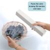 Plastic Wrap Dispenser with Cutter, Reusable Cling Film Dispenser, Cling Wrap Dispenser with Cutter, Wax Paper/Tin/Aluminum Foil and Plastic Wrap Organizer view 3