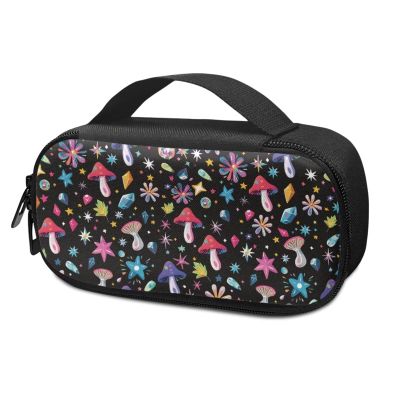 ZCFYGDX Insulin Cooler Travel Case - Diabetic Medication Insulated Cooling Bag for Insulin Pens and Diabetic Supplies Storage,Portable Insulin Pen Ice Bag Built-in Mesh Pocket Star Mushroom Print