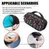 ZCFYGDX Insulin Cooler Travel Case - Diabetic Medication Insulated Cooling Bag for Insulin Pens and Diabetic Supplies Storage,Portable Insulin Pen Ice Bag Built-in Mesh Pocket Star Mushroom Print view 3