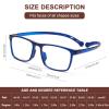 AQWANO 2 Pack Sports Style Reading Glasses for Women Men Neck Hanging Computer Blue Light Block Durable Flexible TR90 Ultra-light Readers Anti Glare UV400 Lens, 1.5 view 2