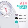 Adamson A24 Scales for Body Weight - Up to 350 LB - New - Anti-Skid Rubber Surface Extra Large Numbers - High Precision Bathroom Scale Analog - Durable with 20-Year Assurance - White view 2