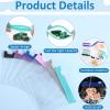 12PCS Pill Bags for Travel Reusable Pills Pouches Zippered Medicine Organizer, Clear Plastic Portable Pill Baggies Packets with Slide Lock, Self Sealing Small Zipper Lock Bags for Pills and Small Item view 3