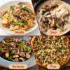 5 kinds Dried Mixed Wild Mushrooms for Cooking, 5oz(140g) Dehydrated Mushrooms Including Porcini Shiitake Oyster Portobello Fungus, Soft Texture Bold Flavor Vegan Food for Soup Pizza Noodle view 3