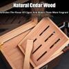 Cigar Humidor, Cedar Wood Humidor With Hygrometer, Humidifier And Glass Window, Drawer Design, Cigar Accessories, Men'S Cigar Gifts, Holds 50-60 Cigars view 3