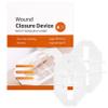 Emergency Wound Closure Strip 2PCS Wound Closure Kit Zip Stitch Wound Closure Device Laceration Closure Kit Wound Closure Glue Bandages Sutures to Close The Cut 6X7CM view 1