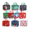 AivaToba 20 PCS Christmas Gift Bags,Christmas Tote Bags with Handles, Christmas Treat Bags, Multifunctional Christmas Bags for Gifts Wrapping Shopping, Xmas Party Supplies view 1