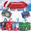AivaToba 20 PCS Christmas Gift Bags,Christmas Tote Bags with Handles, Christmas Treat Bags, Multifunctional Christmas Bags for Gifts Wrapping Shopping, Xmas Party Supplies view 4