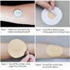 Adhesive Patches Pre-Cut for dexcom G7 & Stelo -(20-Pack)Waterproof & Sweatproof G7 Sensor Covers, G7 Overpatches Continuous Glucose Monitoring Protection,no Hole & no Glue in The Center(Tan) view 2