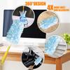 50 Count Duster Refills 360 Heavy Duty Duster Refills Compatible with Swiffer Duster, Multisurface Heavy Duty Duster Replacements with 1 Short Handle and 1 Extenda Handle view 2