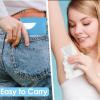 Timgle 300 Pcs Deodorant Wipes Antiperspirant Wipes Bulk Individually Wrapped Cleansing and Refreshing Scent Travel Anti Sweat for Adult Women Men Face Underarm Body Deodorizing Homeless (Blue) view 4