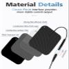 20Pack TENS Unit Electrode Pads with Reusable Self-Adhesive Performance, BHK-TENS Replacement Pads Compatible with TENS 7000/ TENS 3000/ AUVON/Neocarbon/TENKER, Eelectrodes Use 2mm Lead Wires view 2
