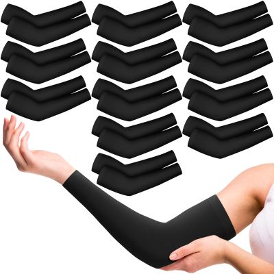 Panitay 12 Pairs Eczema Sleeve for Adult Eczema Psoriasis Arm Leg Sleeve for Women Men UV Protection Leg and Arm Wrap for Itch Relief Sports