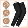 Panitay 12 Pairs Eczema Sleeve for Adult Eczema Psoriasis Arm Leg Sleeve for Women Men UV Protection Leg and Arm Wrap for Itch Relief Sports view 2