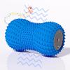 2 in 1 Vibrating Peanut Massage Ball with 6 Massaging Modes, Rechargeable Vibrating Massage Yoga Roller Ball for Muscle Recovery, Blue view 1