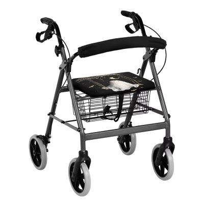 Rnyleeg Black Cute Ghost Seat and Backrest Rollbar Covers Washable Rollator Walker Accessories for Seniors Rollator Accessories