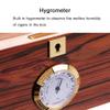 Cedar Wood Cigar Box, Cigar Humidor, with Hygrometer and Humidifier,Transparent Glass Cover and Safety Lock,Hold Up 100 Cigars, Gift for Cigar Lover view 2
