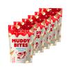 Muddy Bites Waffle Cone Snacks Bite Sized Chocolate Filled Waffle Cones for Snack or Dessert, Candy Cane, Made with Cane Sugar, Non-GMO, Kosher (Candy Cane, 6 Bags) view 1