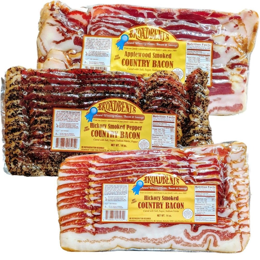 Broadbent's Bacon Lovers Trio Bundle (6 Items)
