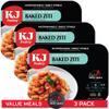 KJ Poultry Kosher Parve Ready Meals - Baked Ziti, MRE Meals Ready to Eat, Halal, (3 Pack) Prepared Entree Fully Cooked, Shelf Stable Microwave Dinner Travel, Military, Camping, Emergency Survival view 1