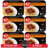 KJ Poultry Kosher Ready Meals - Spaghetti & Meatballs, MRE Meals Ready to Eat (6 Pack) Prepared Entree Fully Cooked, Shelf Stable Microwave Dinner Travel, Military, Camping, Emergency Survival view 1