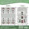 JarThenaAMCS 100Pcs Christmas Guest Napkins Disposable Snow Church Xmas Tree Paper Napkins Dinner Hand Napkin For Winter Party Supplies Table Decor view 2