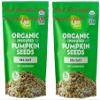 (2 Bags) Sprouted Organic Pumpkin Seeds with Sea Salt, 22 Ounce, 1.4 Lbs view 1