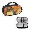 ZCFYGDX Circle Pattern Print Insulin Cooler Travel Case with Built-in Mesh Pocket, Small Diabetic Insulated Organizer Portable Cooling Bag for Medication Cooling Insulation Insulin Pen Carrying Bag view 2
