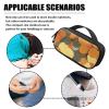 ZCFYGDX Circle Pattern Print Insulin Cooler Travel Case with Built-in Mesh Pocket, Small Diabetic Insulated Organizer Portable Cooling Bag for Medication Cooling Insulation Insulin Pen Carrying Bag view 3