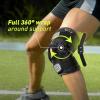 LETSHAKE Hinged Knee Brace for Men Women Adjustable Knee Support with Side Stabilizers for Knee Pain Relief, Meniscus Tear, Arthritis Pain and Support Plus Size ACL Knee Braces (Large) view 3