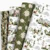 Vnaaem Forest Wrapping Paper 4 Watercolor Holiday Style Gift Wrap Paper Bulk Christmas Tree for Christmas Winter Wedding Baby Shower - 20 X 28 Inches 8 Folded Sheet view 1