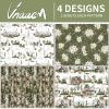 Vnaaem Forest Wrapping Paper 4 Watercolor Holiday Style Gift Wrap Paper Bulk Christmas Tree for Christmas Winter Wedding Baby Shower - 20 X 28 Inches 8 Folded Sheet view 2