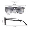 PEEPAI Polarized Bifocal Reading Glasses Spring Hinge UV400 Sun Readers Computer Blue Light Blocking Glasses for Men Women 2.0 view 3