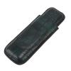 evhooe 2 Finger Cigar Case Portable PU Leather Cigar Case Box for Men Office Business view 3